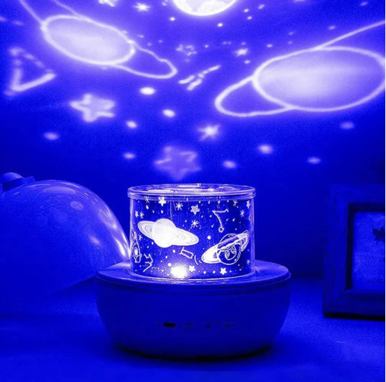 LÁMPARA PROYECTORA INFANTIL – MAGIA Y LUZ PARA DORMIR