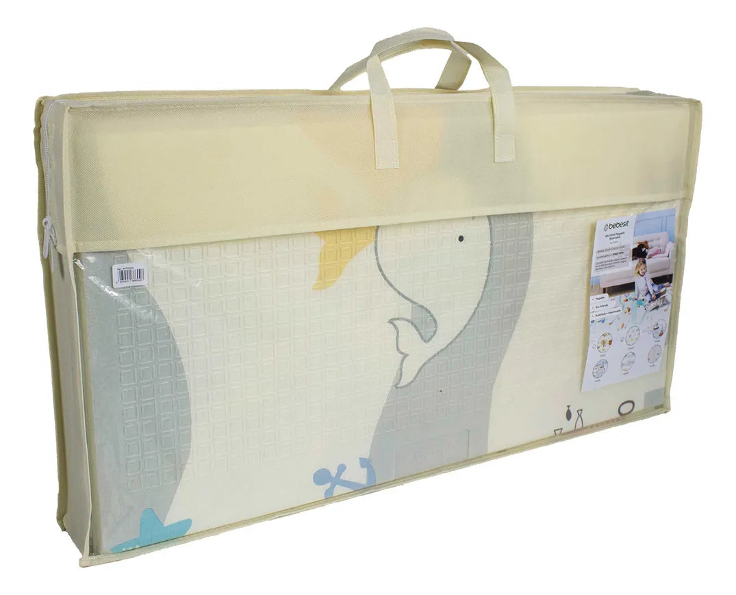 TAPETE ALFOMBRA REVERSIBLE Y PLEGABLE ANTIGOLPES PARA NIÑOS