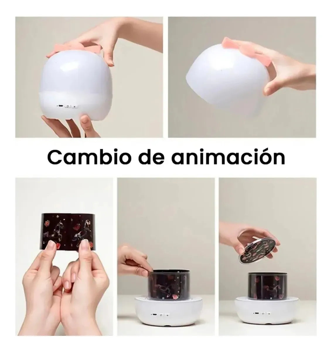 LÁMPARA PROYECTORA INFANTIL – MAGIA Y LUZ PARA DORMIR